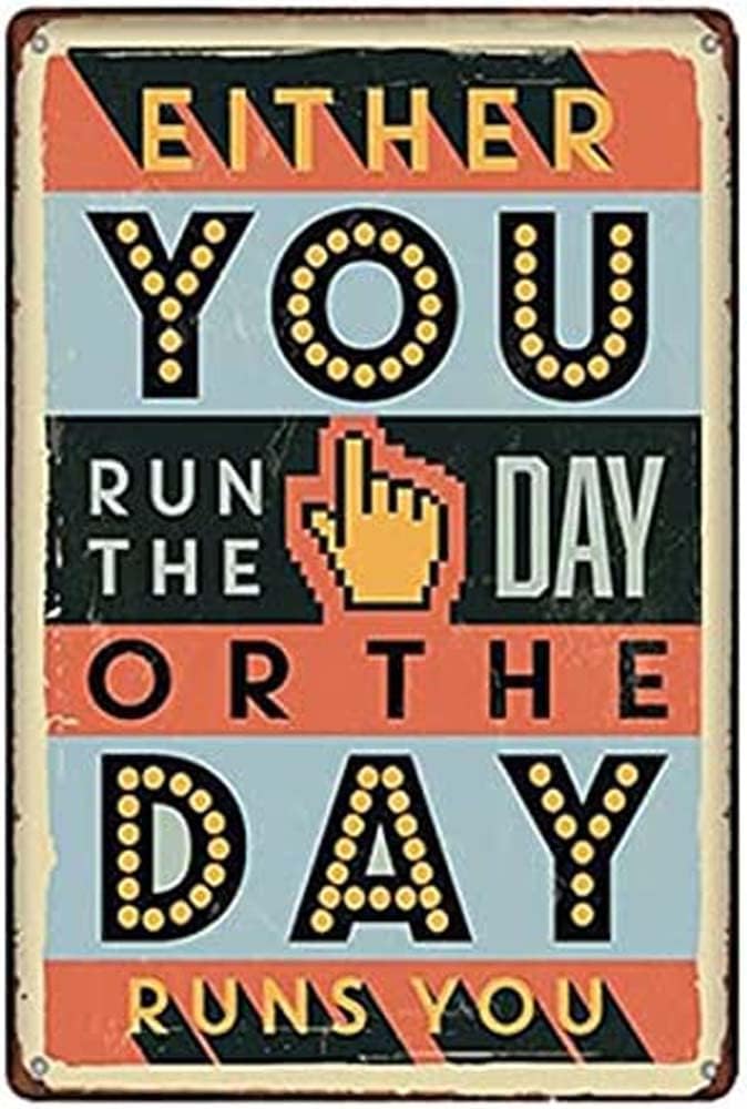Home Office Quotes - 영감을 주는 명언 금속 간판 당신이