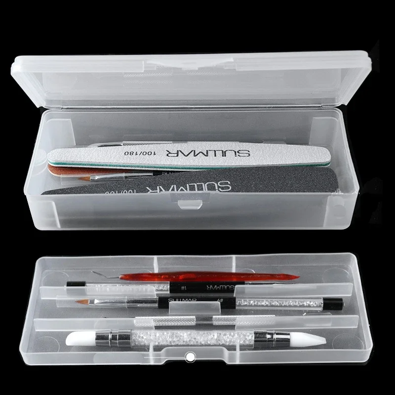File Cabinet Drawer - 1Pc 직사각형 더블 레이어 네일 아트