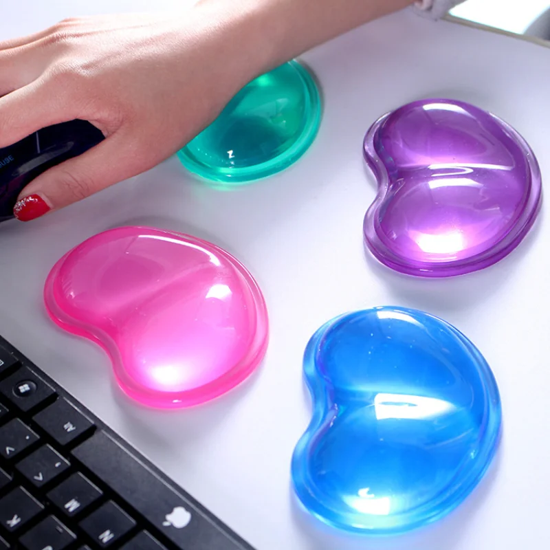 Wrist Rest Pad - 실리콘 젤 손목 받침대 하트 모양의