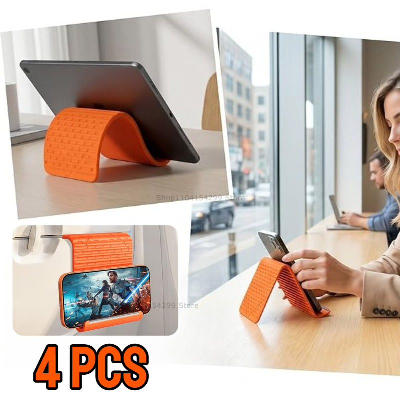 Laptop Stand Foldable - 유연한 접이식 실리콘 휴대폰 거치대, 휴대용