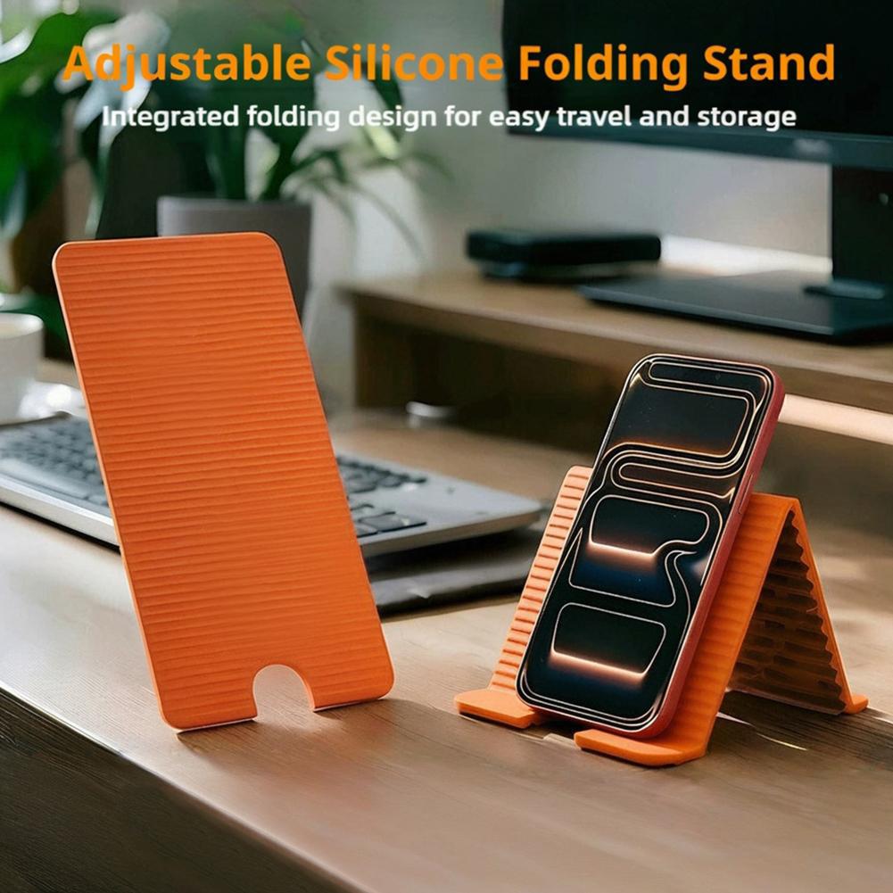 Laptop Stand Foldable - 유연한 접이식 실리콘 휴대폰 거치대 (아이폰,