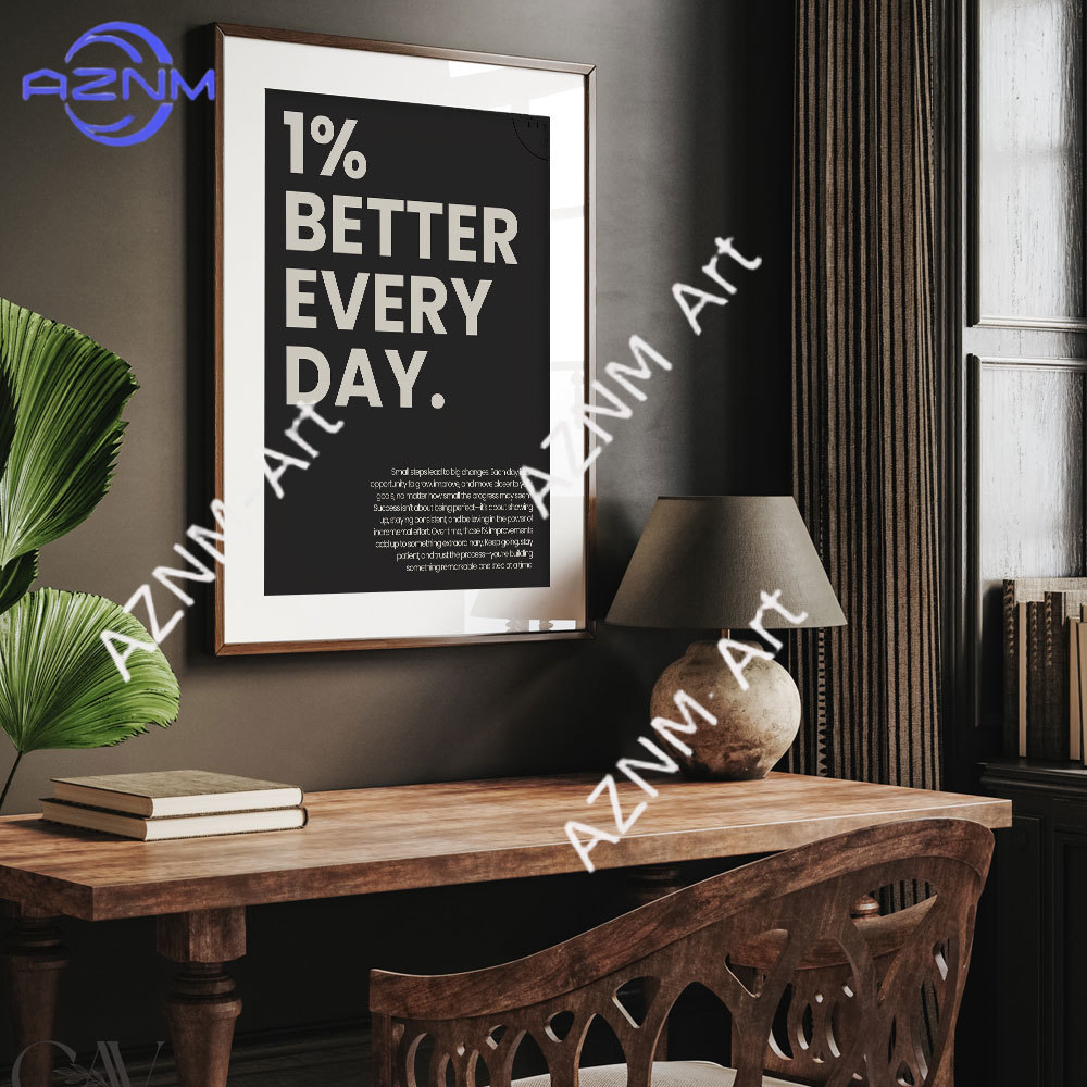 미니멀리스트 동기 부여 명언 영감을 주는 훈련 예술 포 - Home Office Quotes 리뷰 및 가격