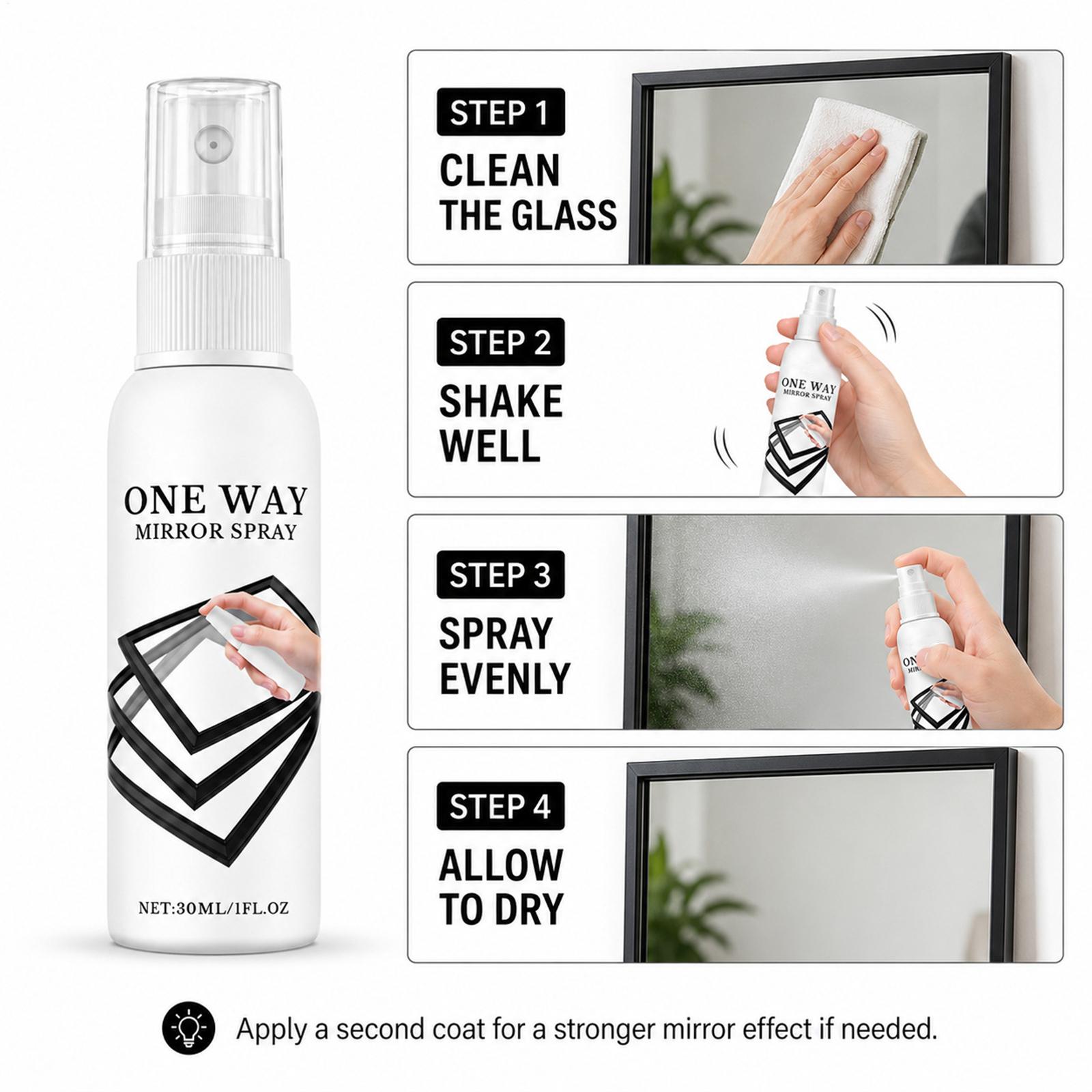 30ml 윈도우 프라이버시 스프레이, 제거 가능한 반사 - Home Office Windows 리뷰 및 가격