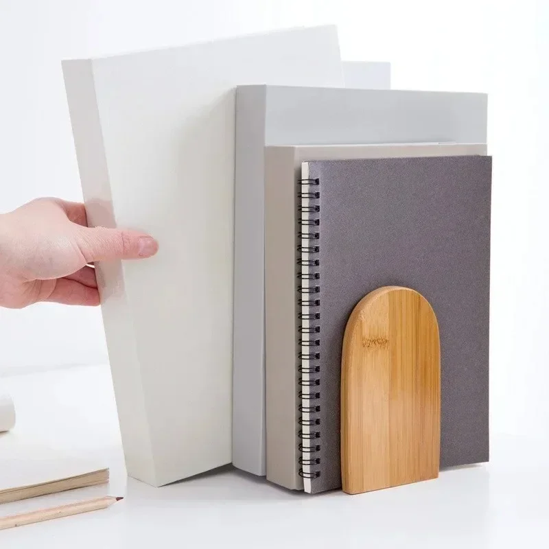 우드 아이언 북엔드 심플 데스크탑 책꽂이 홀더 사무실  - Home Office With Library 리뷰 및 가격