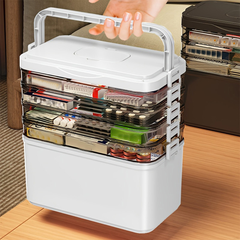 손잡이가 있는 다기능 다층 수납함, 대형/특대형 사이즈 - Home Office Ideas 리뷰 및 가격
