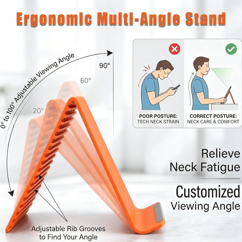 유연한 접이식 실리콘 휴대폰 거치대, 휴대용 조절 가능 - Laptop Stand Foldable 리뷰 및 가격