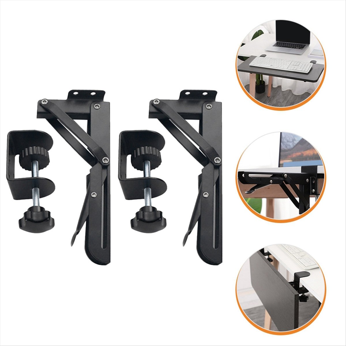 2PCS 접이식 브래킷 컴퓨터 키보드 데스크 익스텐더  - Laptop Stand Foldable 리뷰 및 가격