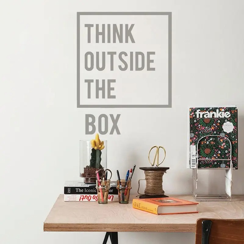 창의적 사고 영감을 주는 명언 벽 데칼, 거실, 서재, - Home Office Quotes 리뷰 및 가격