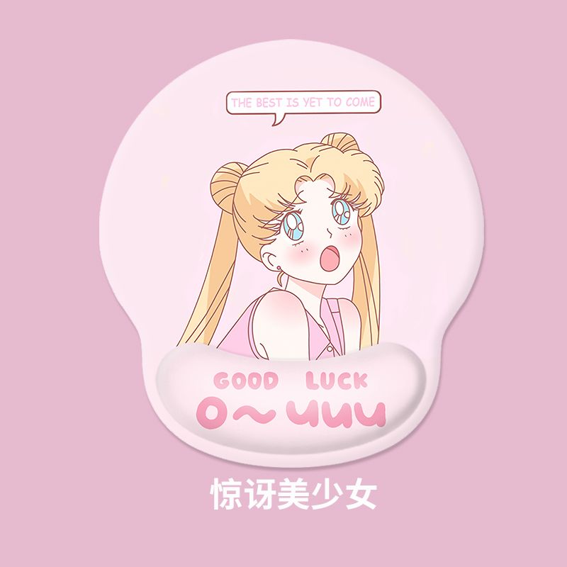 선원 문 사무실 마우스 패드 귀여운 만화 3D 스테레오 - Wrist Rest Pad 리뷰 및 가격