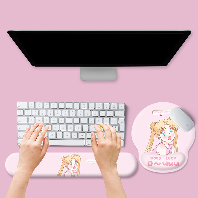 선원 문 사무실 마우스 패드 귀여운 만화 3D 스테레오 - Wrist Rest Pad 리뷰 및 가격