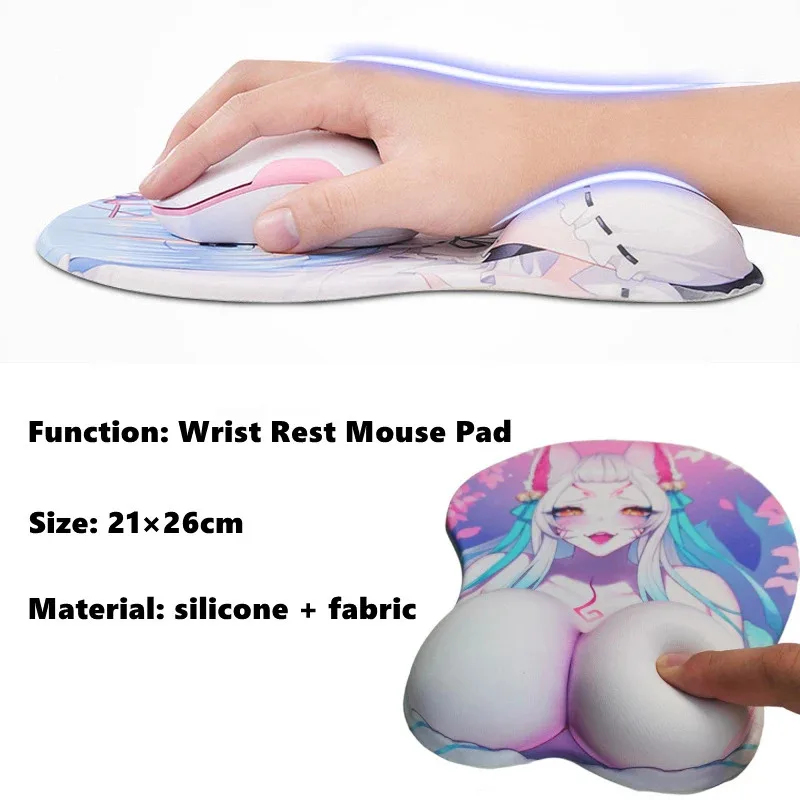 CyNSFW 누드 3D 니플스 페이트 장 드 아크 헨타 - Wrist Rest Pad 리뷰 및 가격
