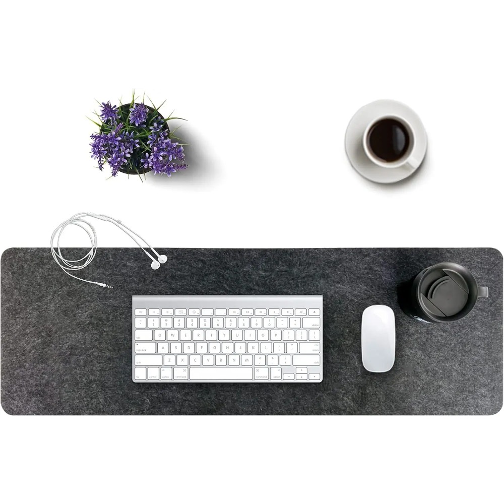 펠트 데스크 매트 컴퓨터 매트 (31.5x15.7인치) - Home Office Keyboard And Mouse 리뷰 및 가격