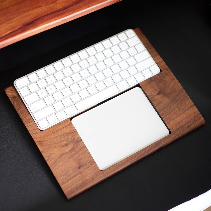 애플 매직 키보드용 2 in 1 월넛 원목 트레이 팜레 - Wrist Rest Pad 리뷰 및 가격