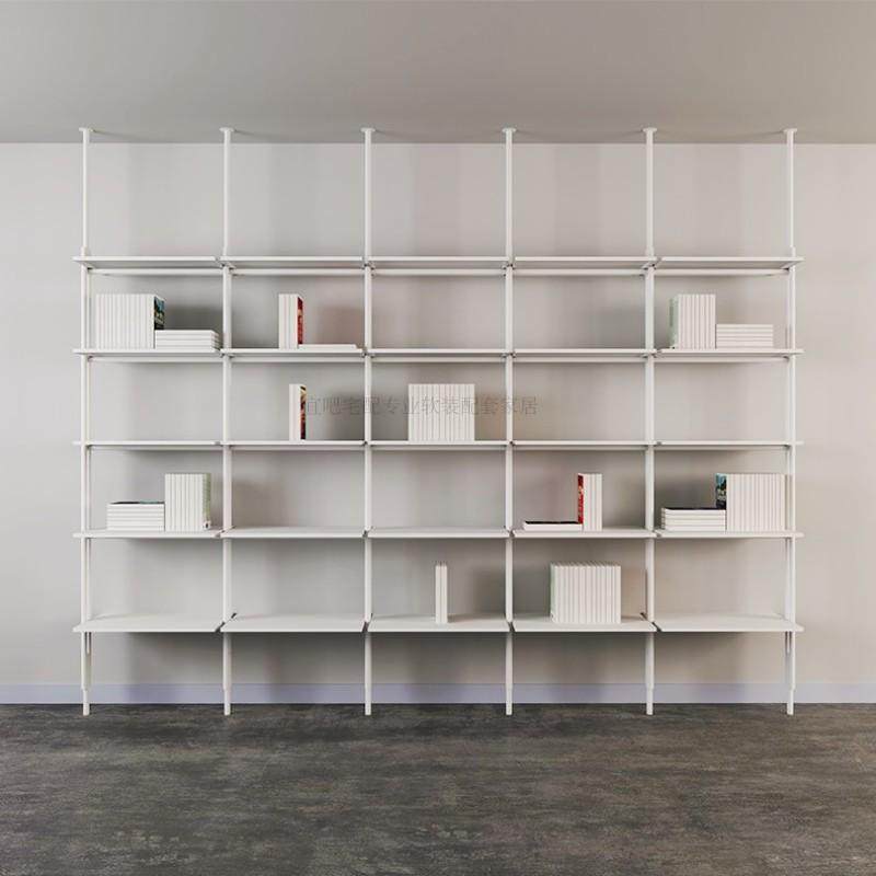 이탈리아 미니멀리스트 사무실 책장 북유럽 럭셔리 거실  - Home Office With Library 리뷰 및 가격