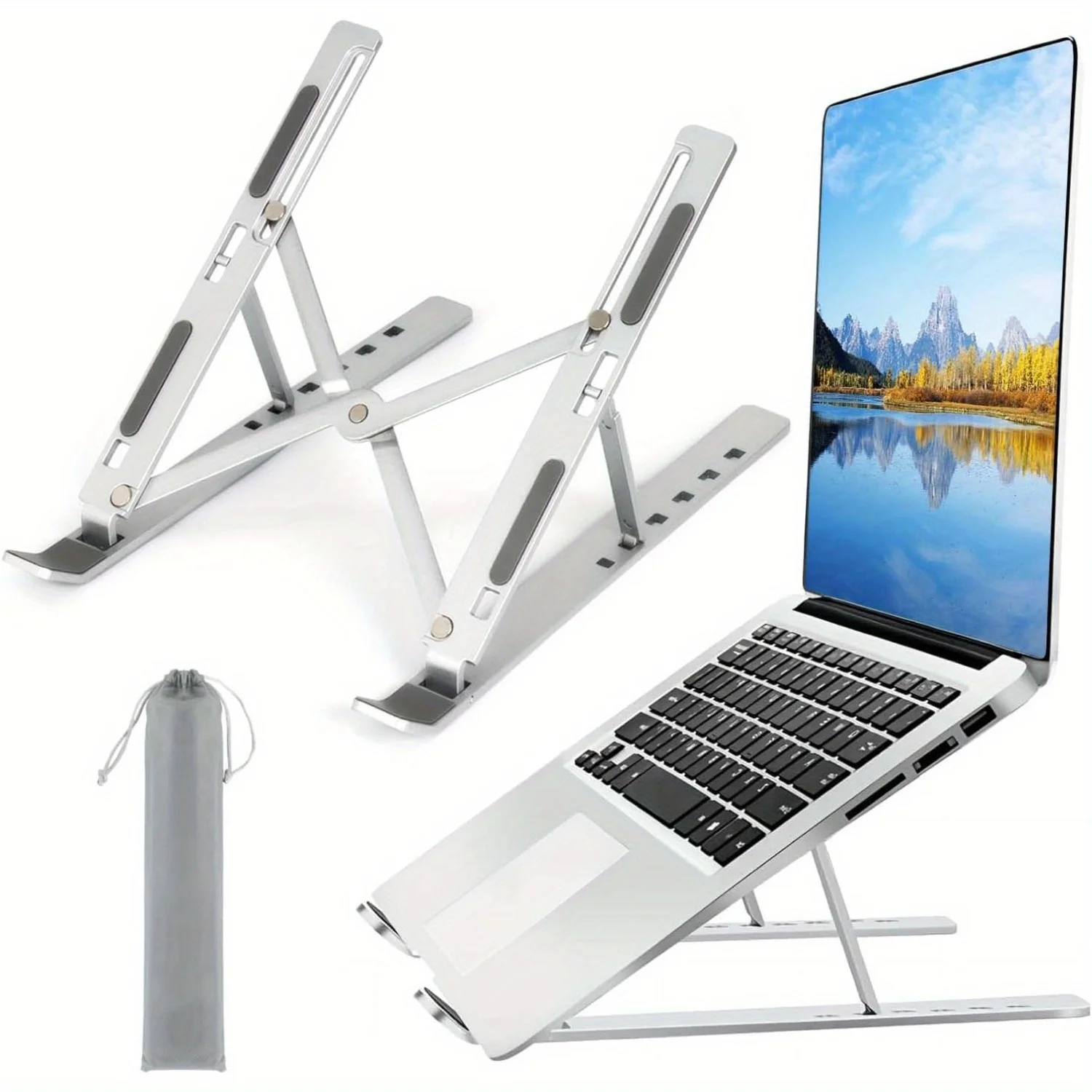 조정 가능한 알루미늄 노트북 스탠드 - 8~16인치 노 - Laptop Stand Foldable 리뷰 및 가격