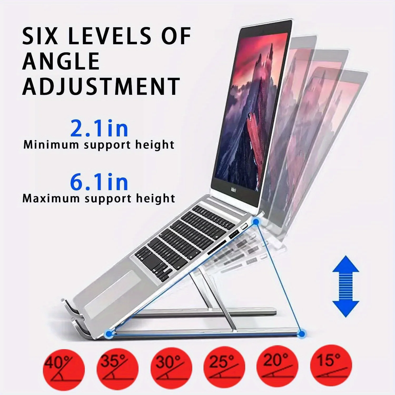 조정 가능한 알루미늄 노트북 스탠드 - 8~16인치 노 - Laptop Stand Foldable 리뷰 및 가격