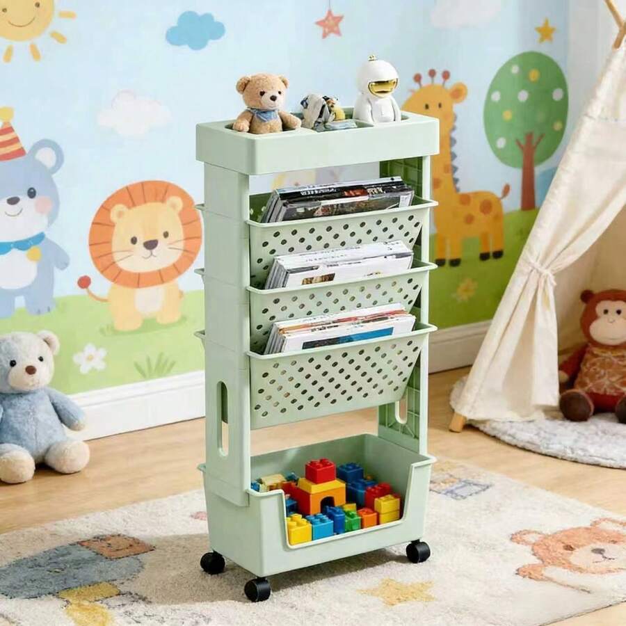 5단 롤링 수납 카트(천공형 선반 포함) - 책, 파일 - Rolling File Cart 리뷰 및 가격