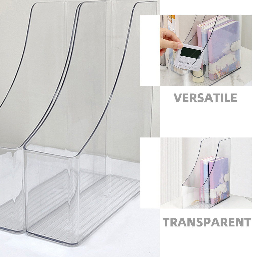 2Pcs 투명 파일 주최자 잡지, 책, 편지, 사무실, - Home Office With Library 리뷰 및 가격