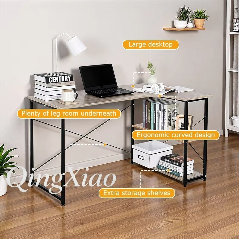 L자형 코너 책상, 책장이 통합된 벽걸이 테이블 캐비닛 - Home Office With Bookshelves 리뷰 및 가격