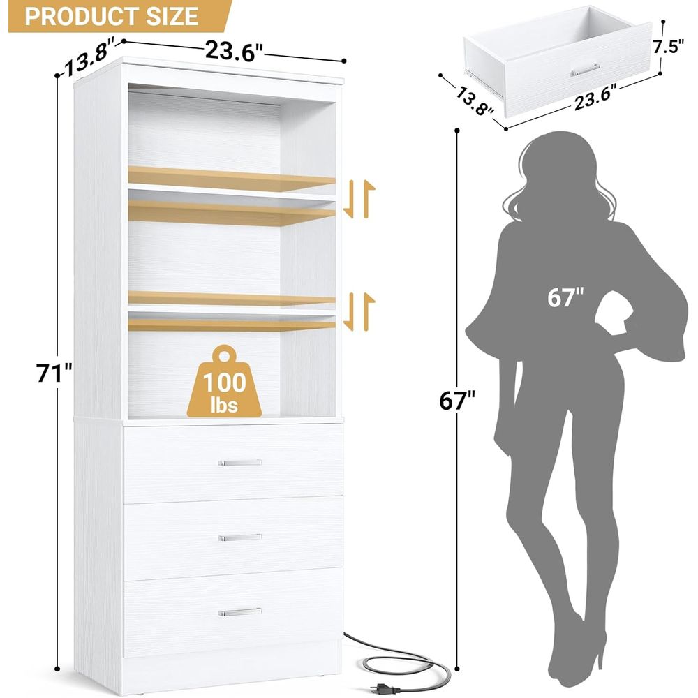 6단 화이트 원목 책장, 거실 및 홈 오피스 수납용 오 - Home Office With Bookshelves 리뷰 및 가격