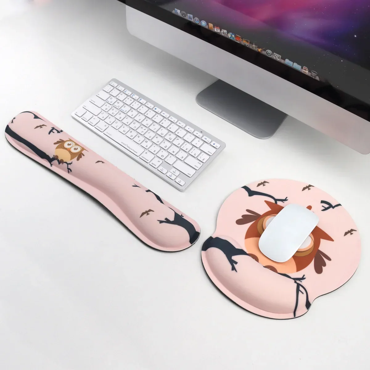 휴대용 미끄럼 방지 마우스 패드, PU 베이스, 인체  - Wrist Rest Pad 리뷰 및 가격