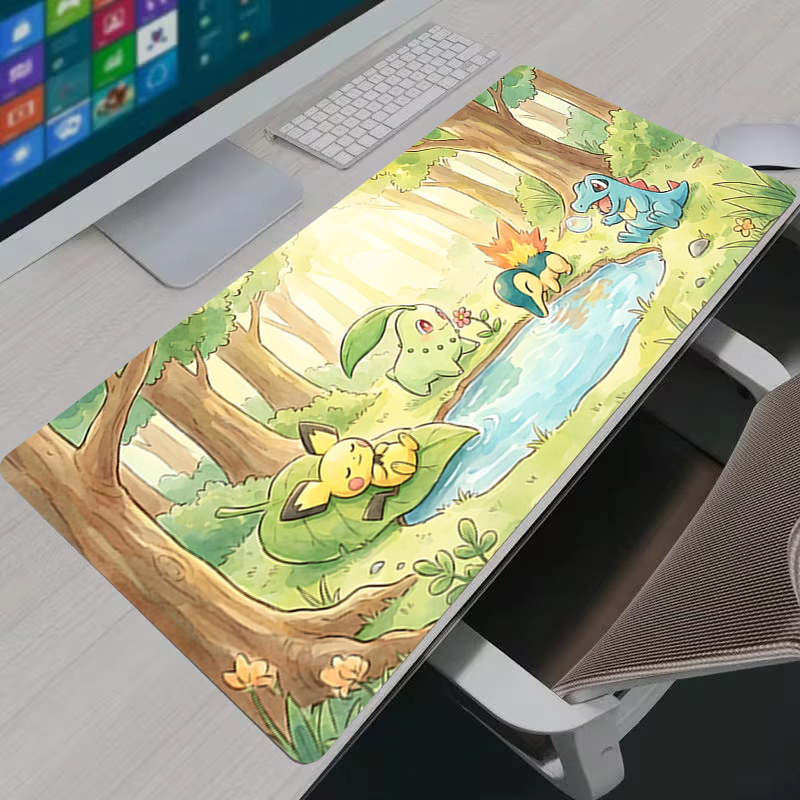 마우스 패드 애니메이션 PC 게이머 캐비닛 마우스패드  - Home Office Keyboard And Mouse 리뷰 및 가격
