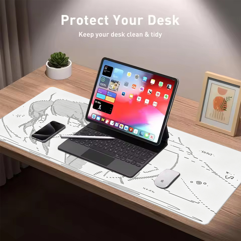 1Pcs 가죽 마우스 패드 애니메이션 엔젤 소녀 Y2k - Home Office Keyboard And Mouse 리뷰 및 가격